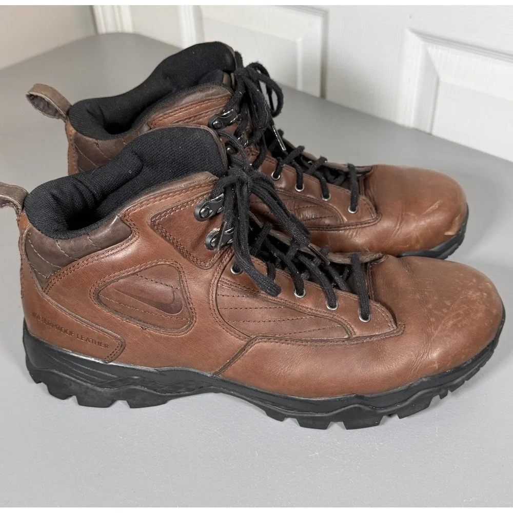 Vtg Nike Air ACG Leather Hiking Boots Men's Sz 13 90s Gorpcore Outdoors
